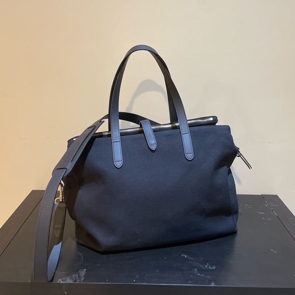 Cuyana triple zipper overnight black bag - Picture 1 of 8